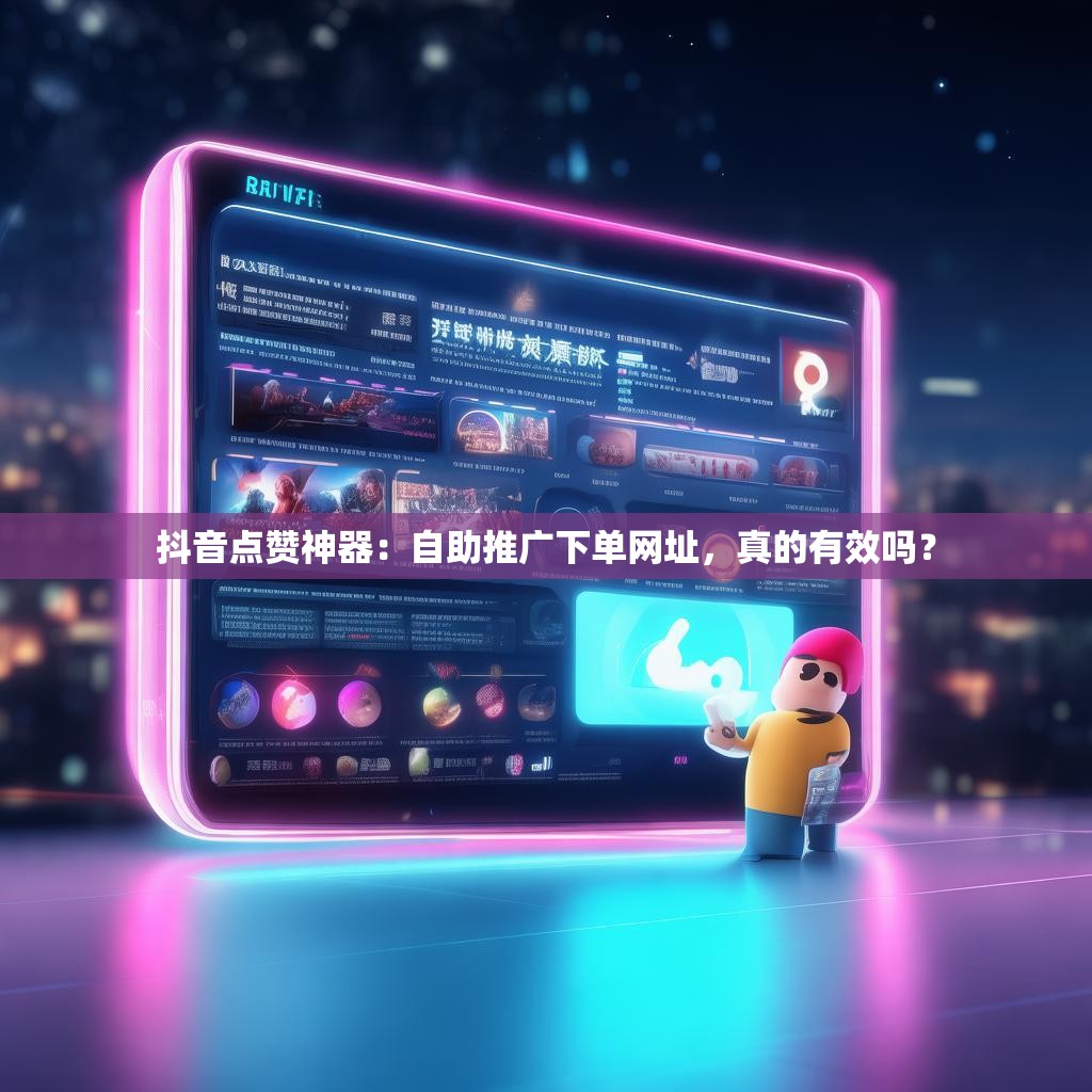 抖音点赞神器：自助推广下单网址，真的有效吗？