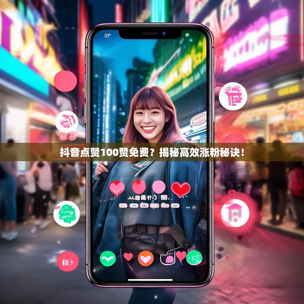 抖音点赞100赞免费？揭秘高效涨粉秘诀！