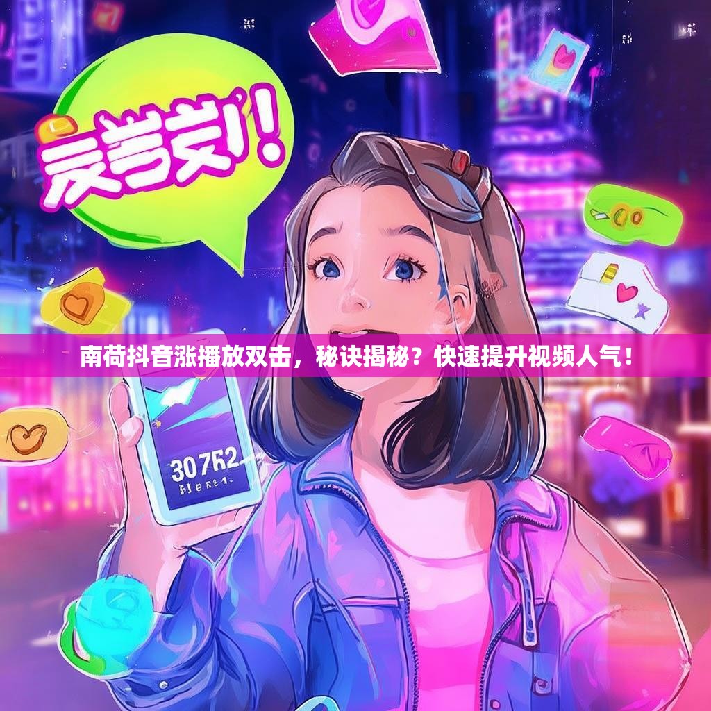 南荷抖音涨播放双击，秘诀揭秘？快速提升视频人气！