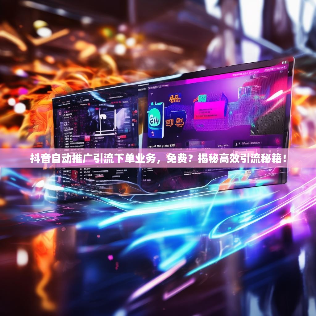 抖音自动推广引流下单业务，免费？揭秘高效引流秘籍！