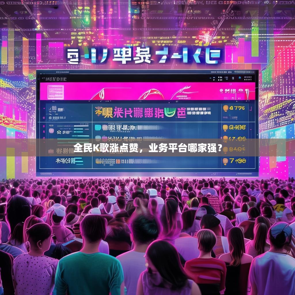 全民K歌涨点赞，业务平台哪家强？
