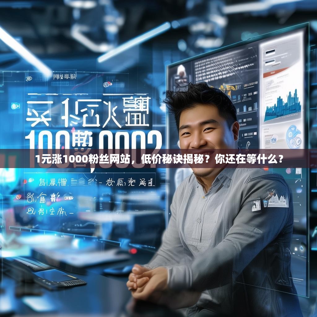 1元涨1000粉丝网站，低价秘诀揭秘？你还在等什么？