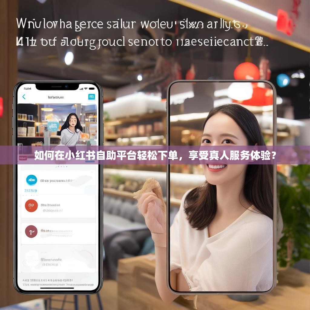 如何在小红书自助平台轻松下单，享受真人服务体验？