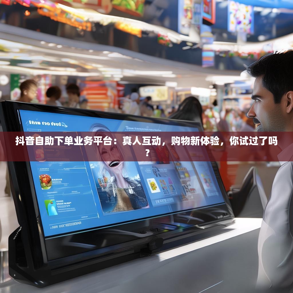 抖音自助下单业务平台：真人互动，购物新体验，你试过了吗？