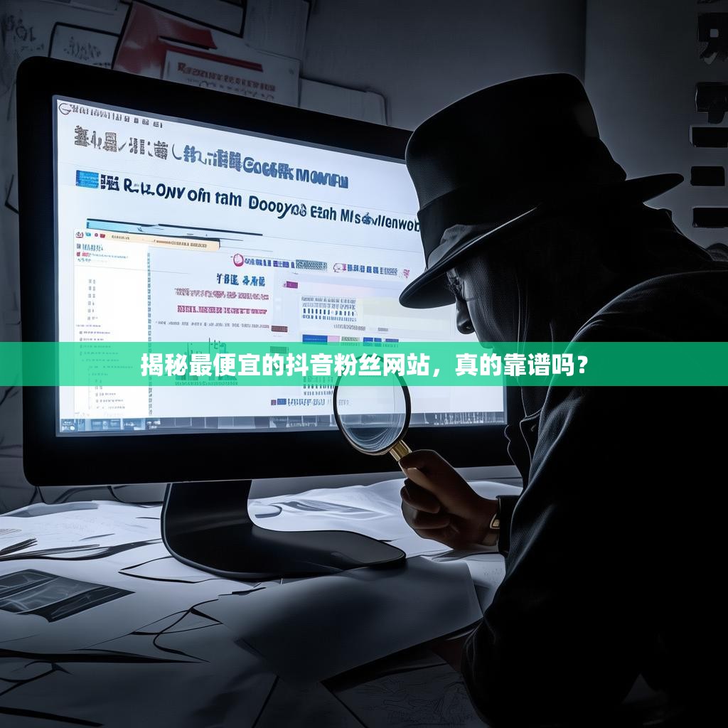 揭秘最便宜的抖音粉丝网站，真的靠谱吗？