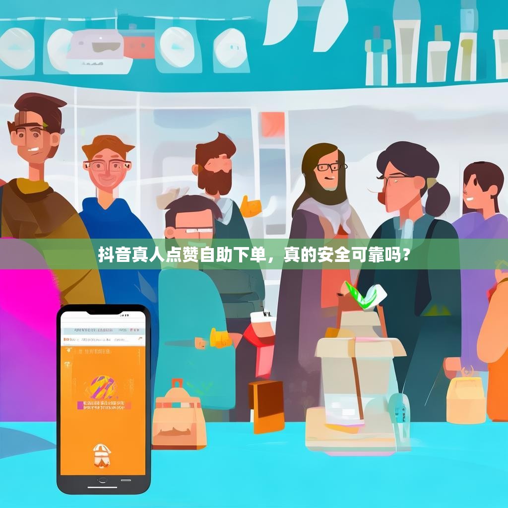 抖音真人点赞自助下单，真的安全可靠吗？