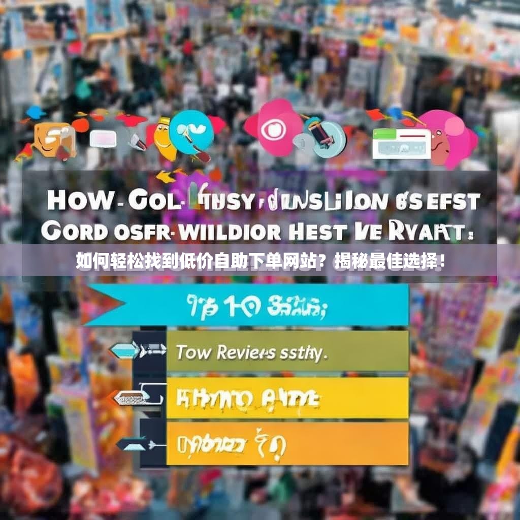 如何轻松找到低价自助下单网站？揭秘最佳选择！