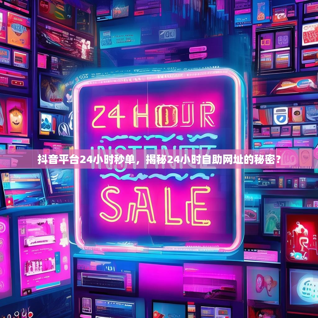 抖音平台24小时秒单，揭秘24小时自助网址的秘密？