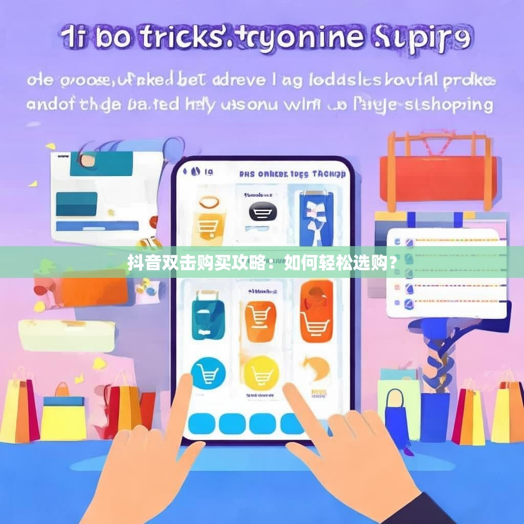 抖音双击购买攻略：如何轻松选购？