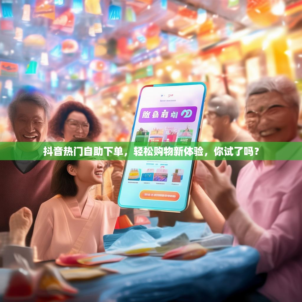 抖音热门自助下单，轻松购物新体验，你试了吗？