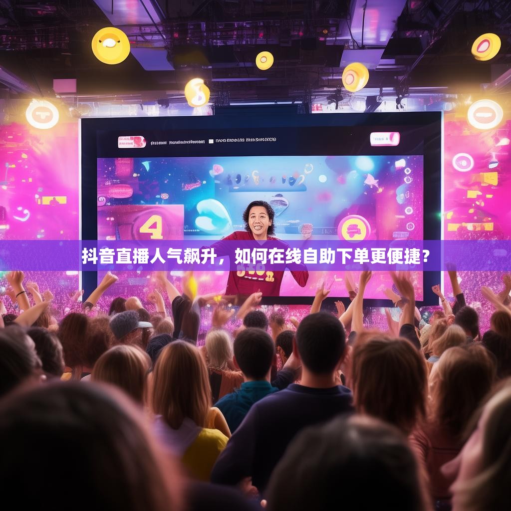 抖音直播人气飙升，如何在线自助下单更便捷？