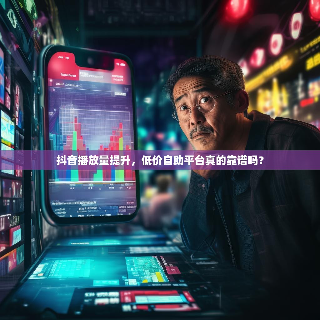 抖音播放量提升，低价自助平台真的靠谱吗？