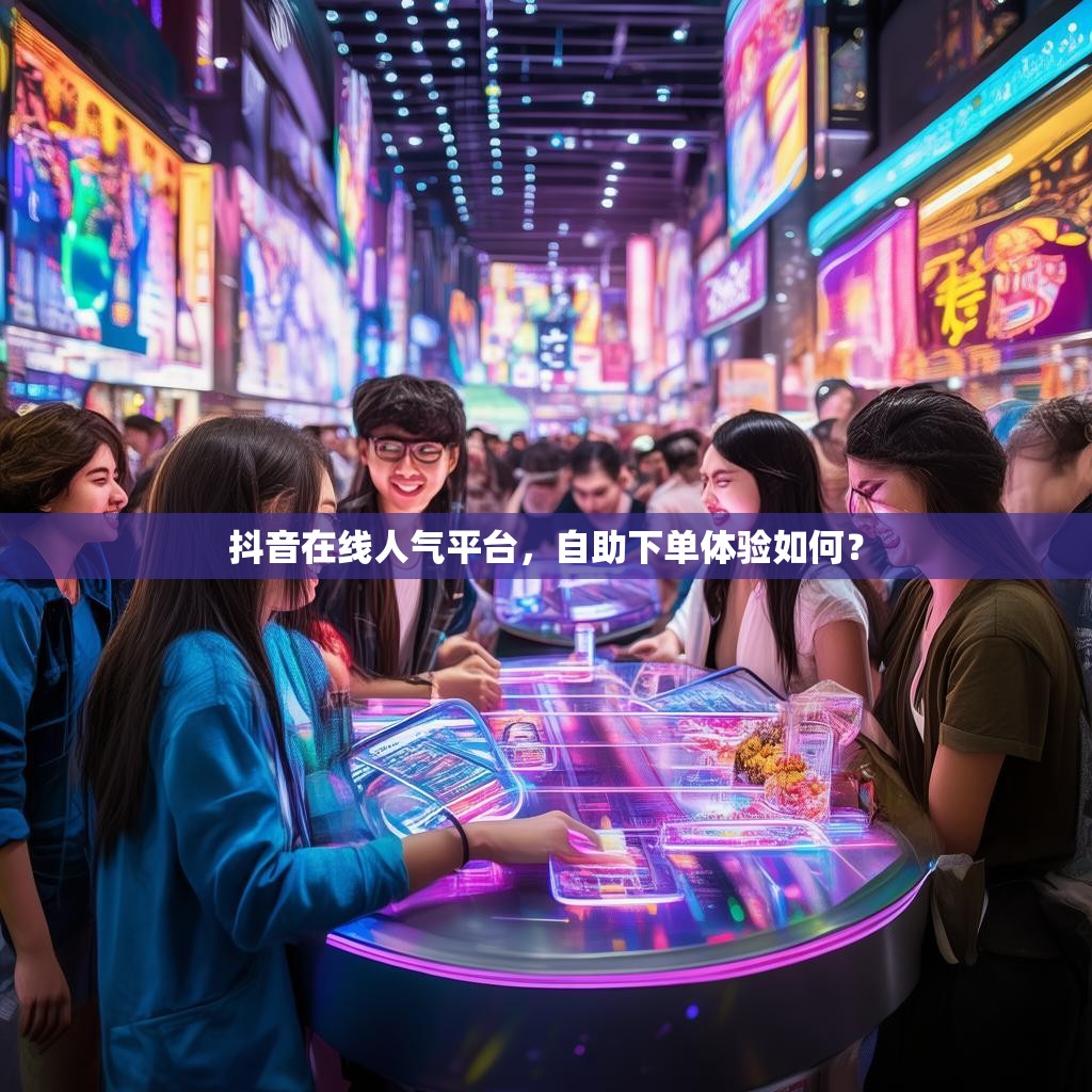 抖音在线人气平台，自助下单体验如何？