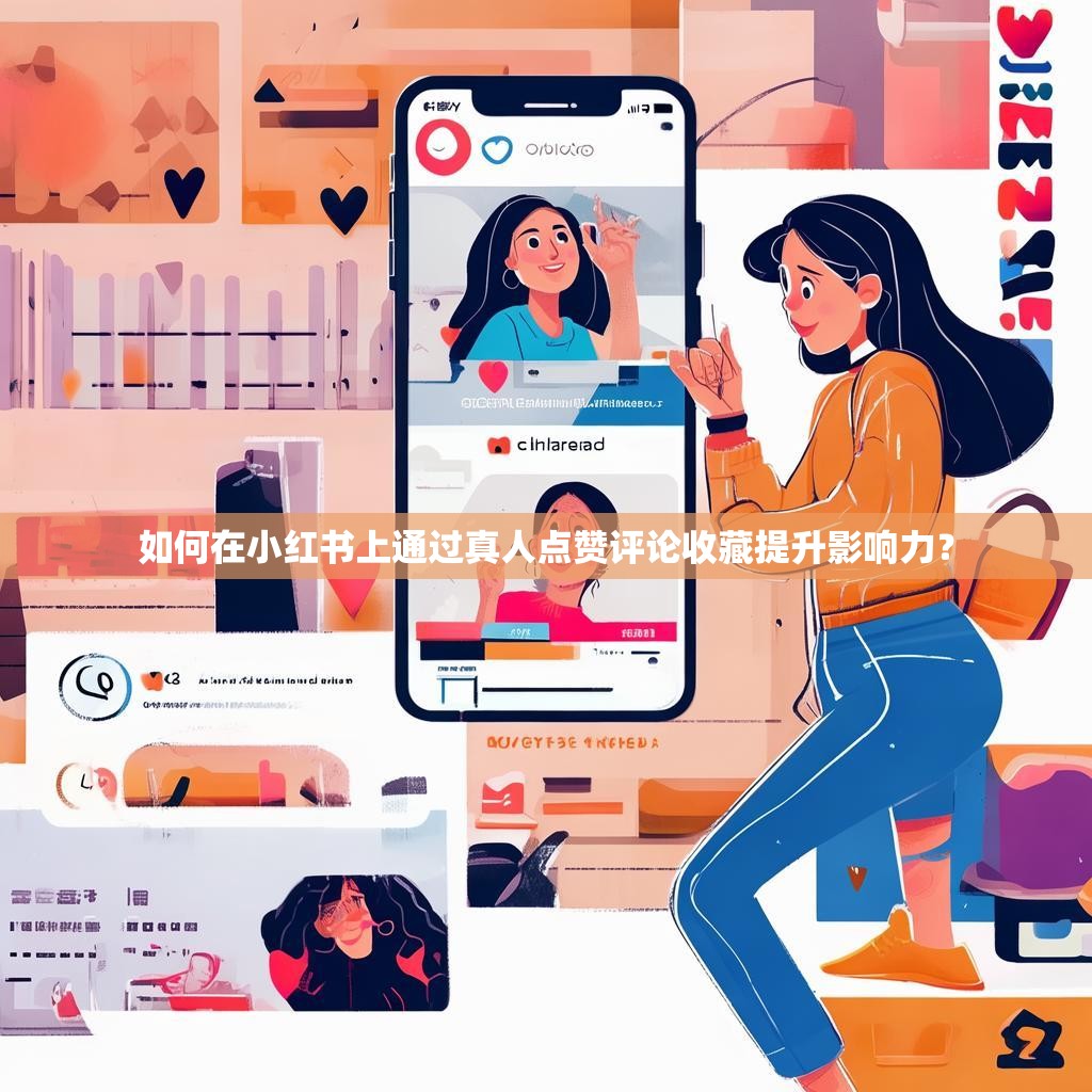 如何在小红书上通过真人点赞评论收藏提升影响力？