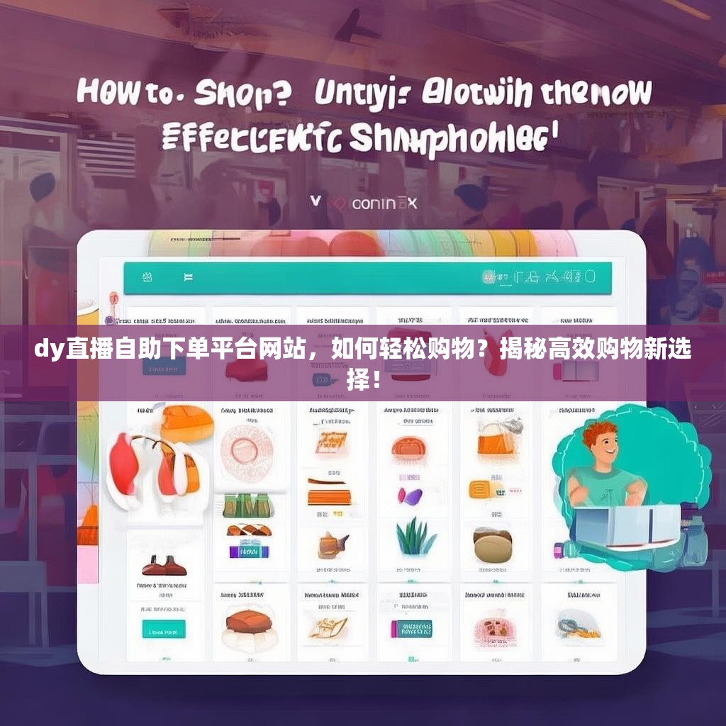 dy直播自助下单平台网站，如何轻松购物？揭秘高效购物新选择！