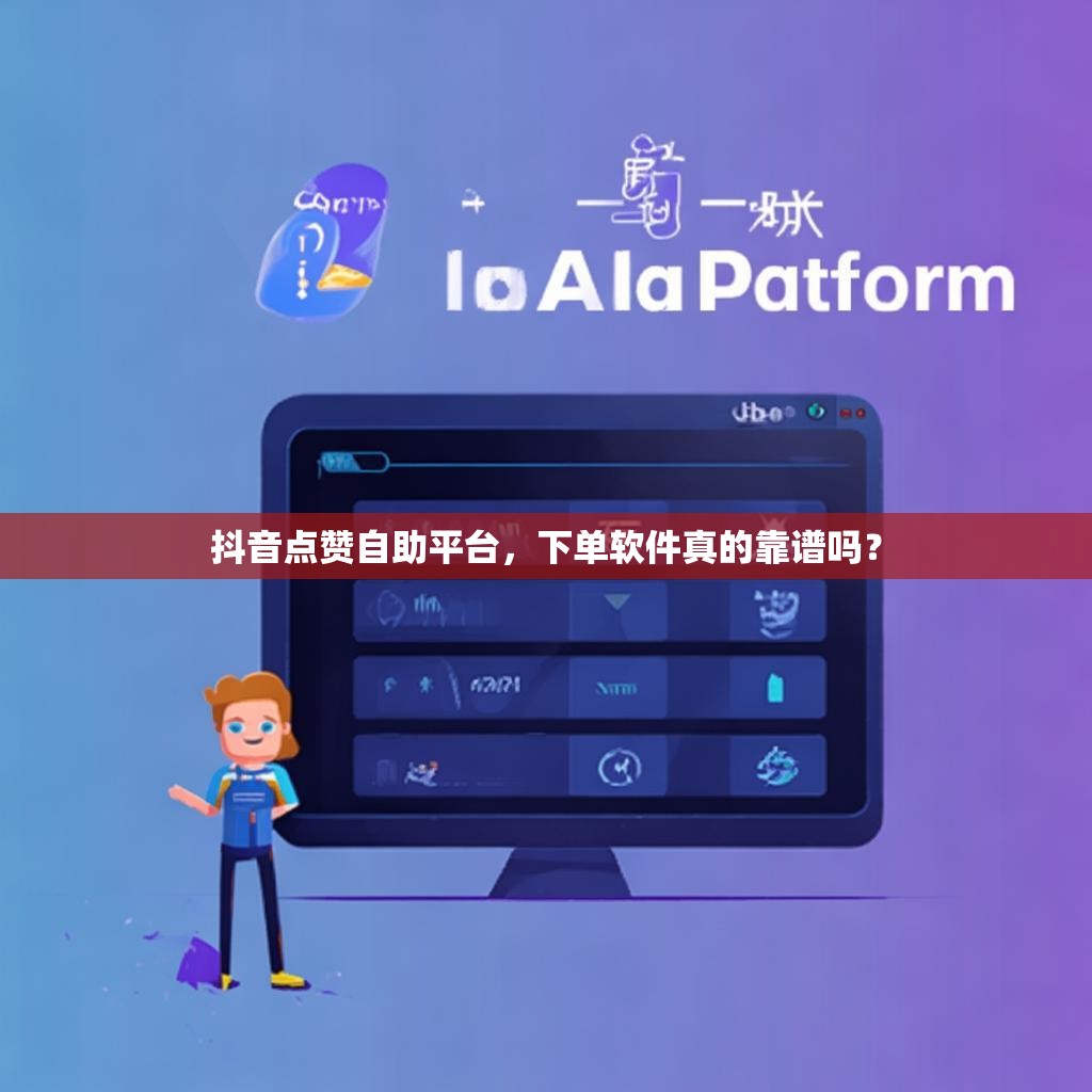 抖音点赞自助平台，下单软件真的靠谱吗？