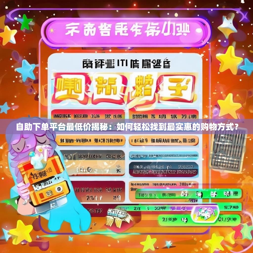 自助下单平台最低价揭秘：如何轻松找到最实惠的购物方式？