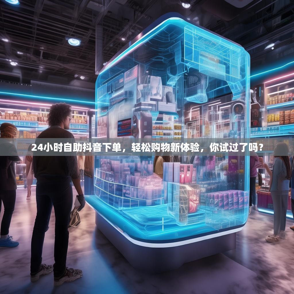 24小时自助抖音下单，轻松购物新体验，你试过了吗？