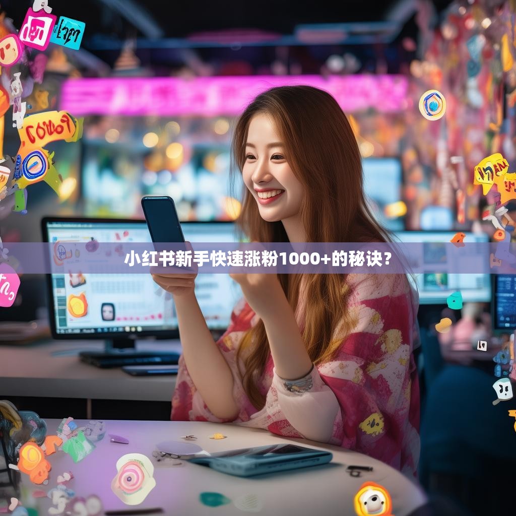 小红书新手快速涨粉1000+的秘诀？