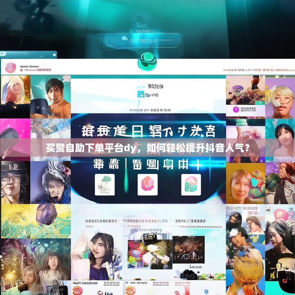 买赞自助下单平台dy，如何轻松提升抖音人气？