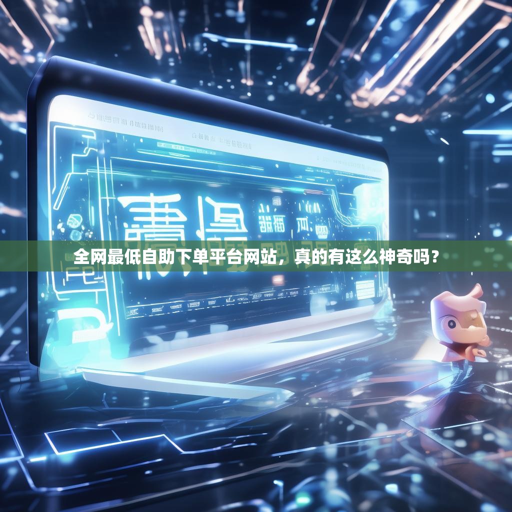 全网最低自助下单平台网站，真的有这么神奇吗？