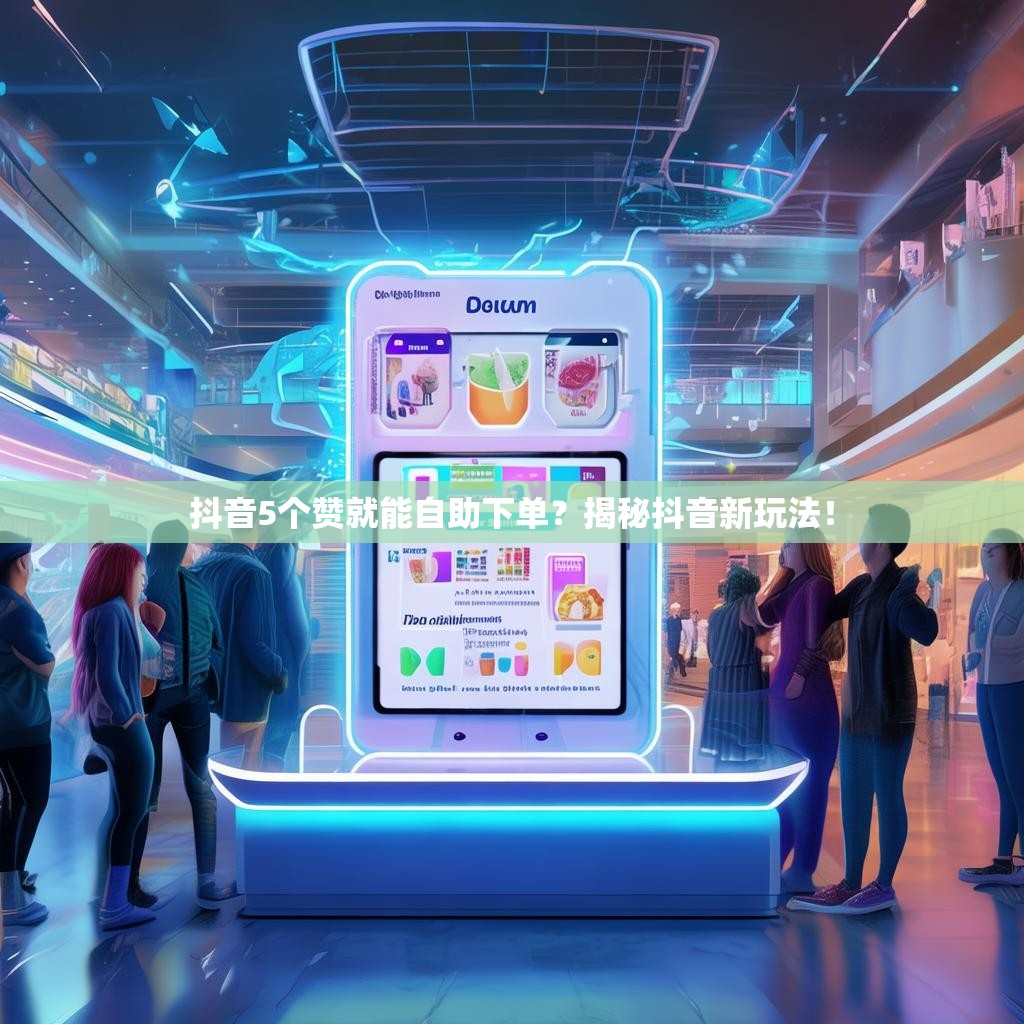 抖音5个赞就能自助下单？揭秘抖音新玩法！