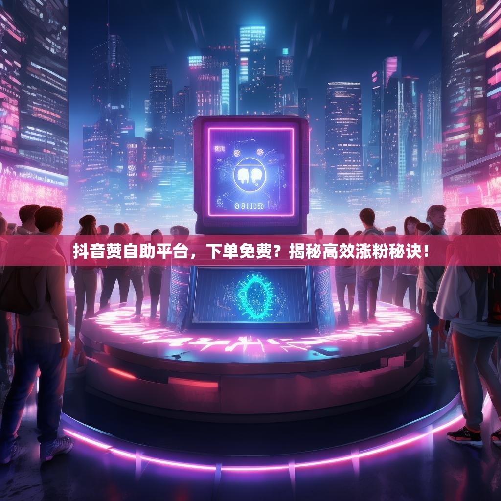 抖音赞自助平台，下单免费？揭秘高效涨粉秘诀！
