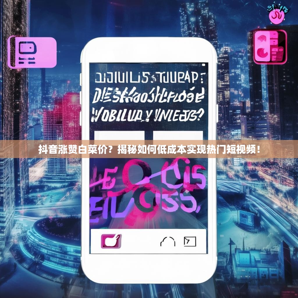 抖音涨赞白菜价？揭秘如何低成本实现热门短视频！