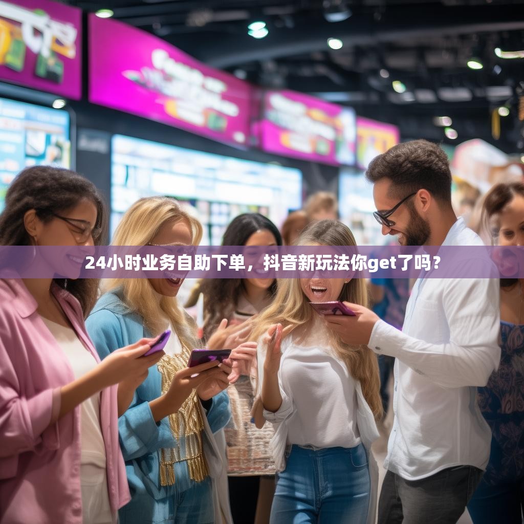 24小时业务自助下单，抖音新玩法你get了吗？