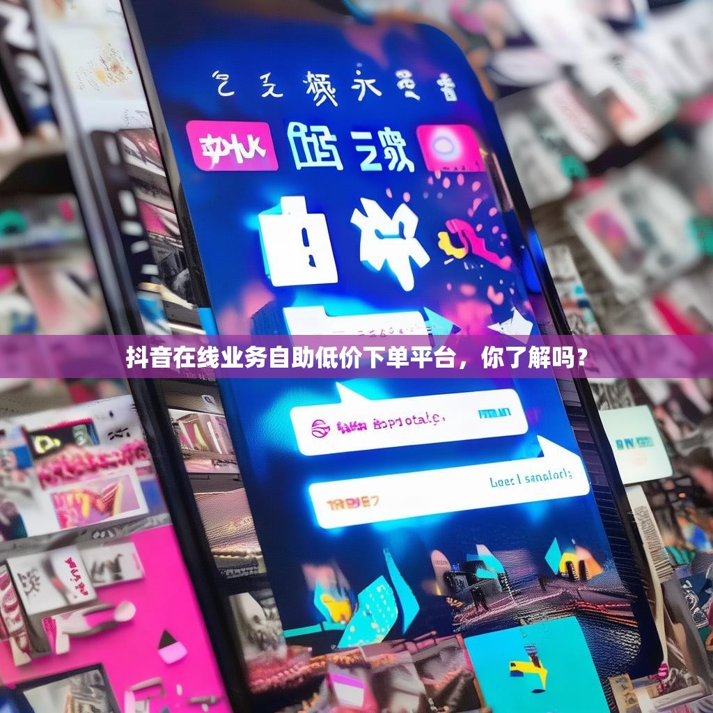 抖音在线业务自助低价下单平台，你了解吗？