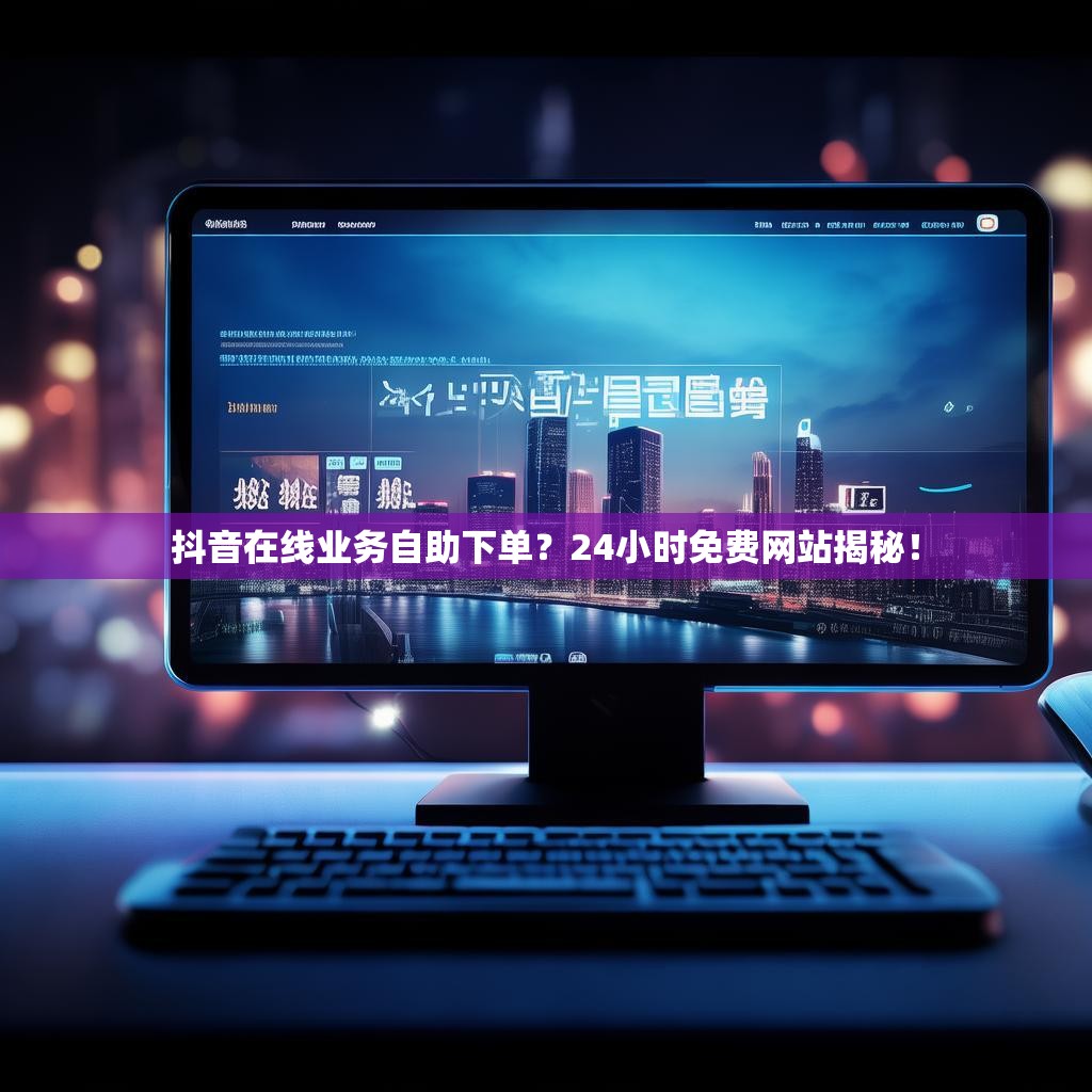 抖音在线业务自助下单？24小时免费网站揭秘！