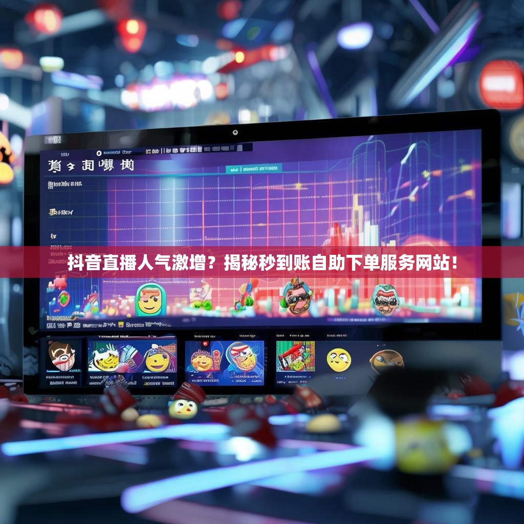 抖音直播人气激增？揭秘秒到账自助下单服务网站！