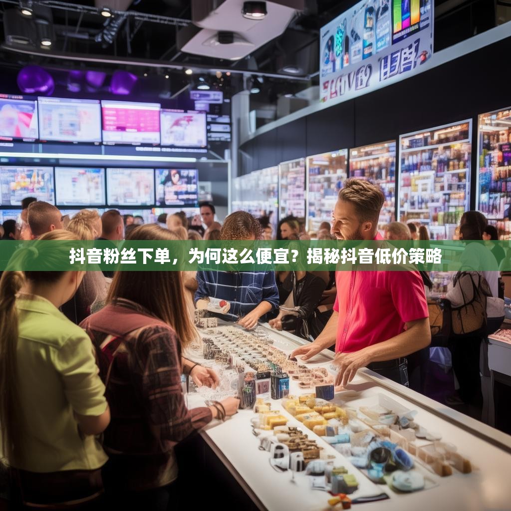 抖音粉丝下单，为何这么便宜？揭秘抖音低价策略