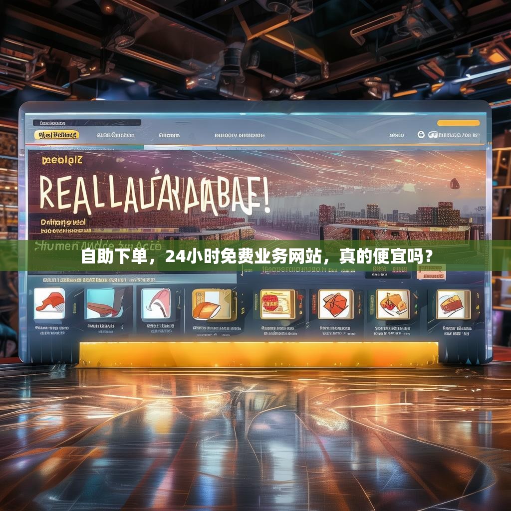 自助下单，24小时免费业务网站，真的便宜吗？