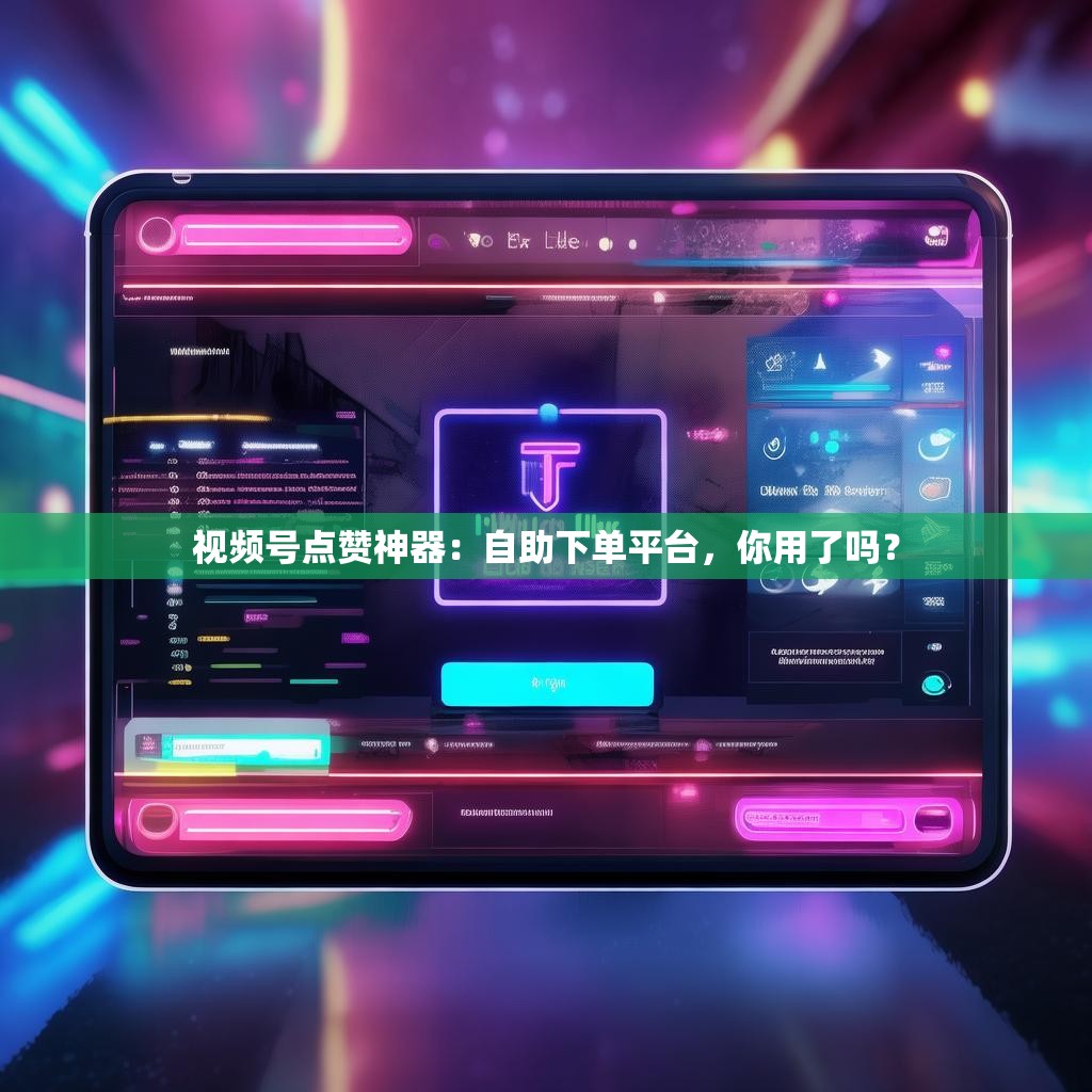 视频号点赞神器：自助下单平台，你用了吗？