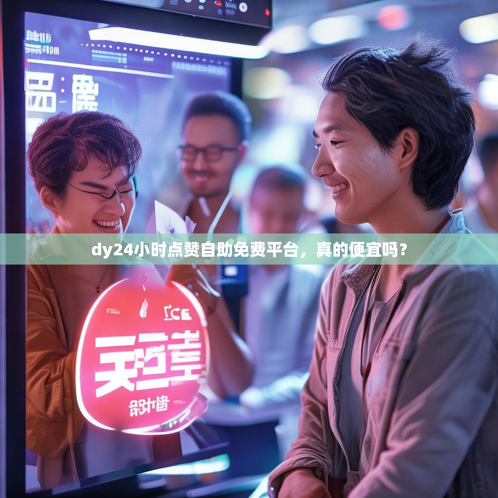 dy24小时点赞自助免费平台，真的便宜吗？