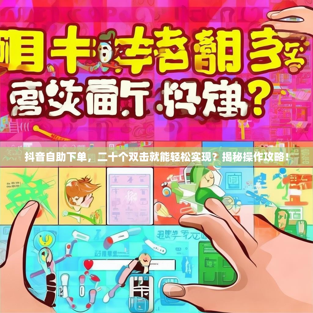 抖音自助下单，二十个双击就能轻松实现？揭秘操作攻略！