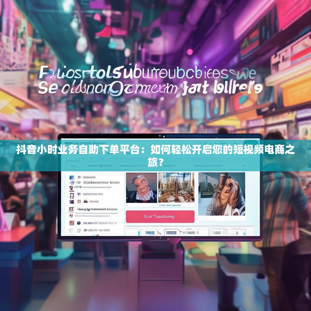 抖音小时业务自助下单平台：如何轻松开启您的短视频电商之旅？