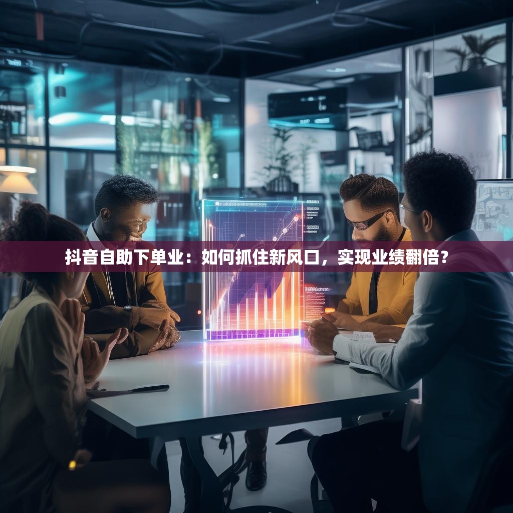 抖音自助下单业：如何抓住新风口，实现业绩翻倍？