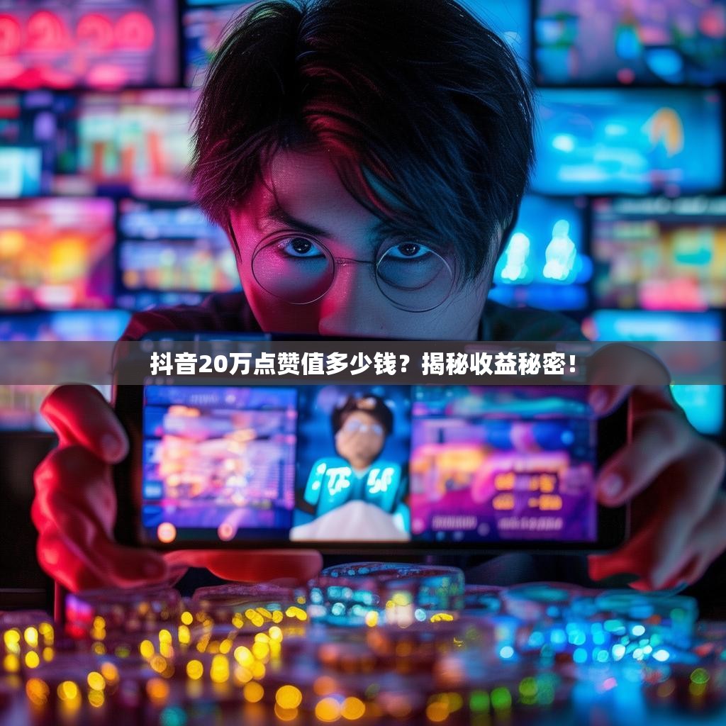 抖音20万点赞值多少钱？揭秘收益秘密！