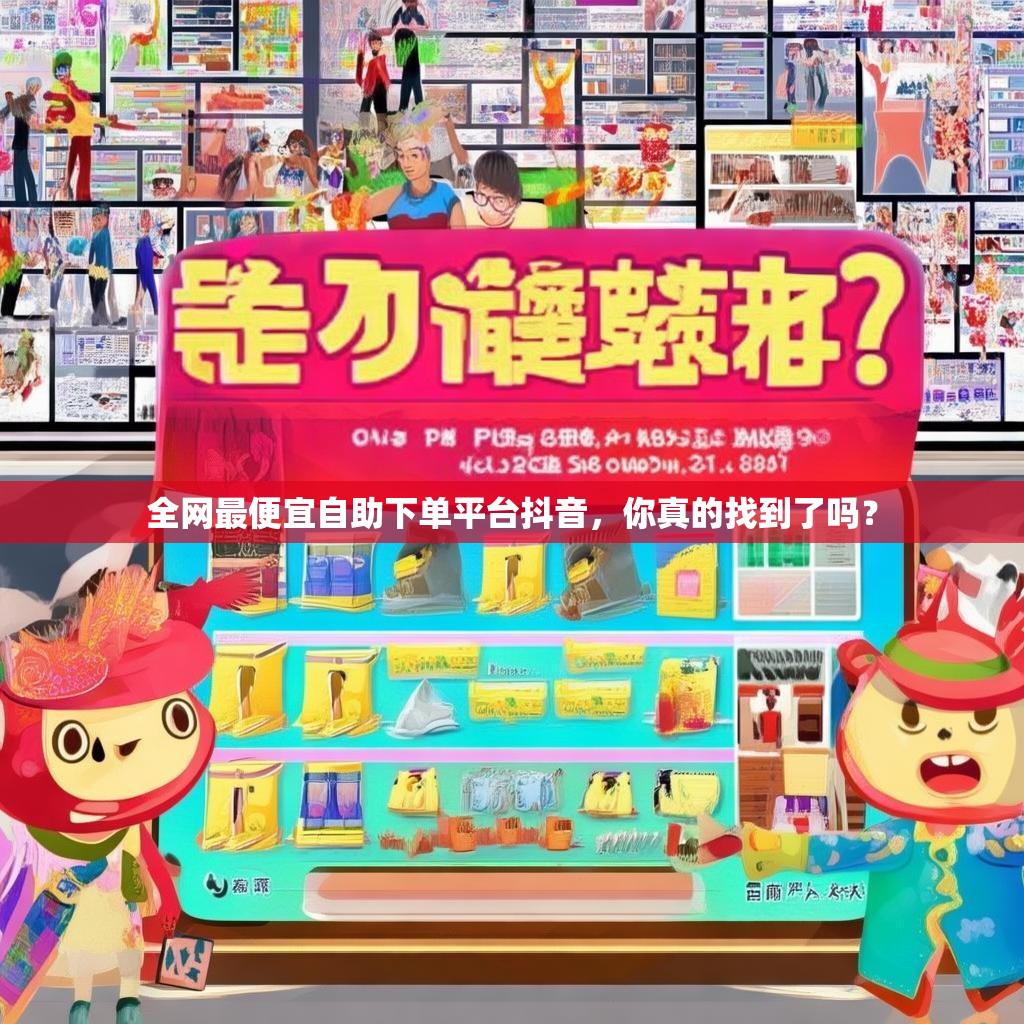 全网最便宜自助下单平台抖音，你真的找到了吗？