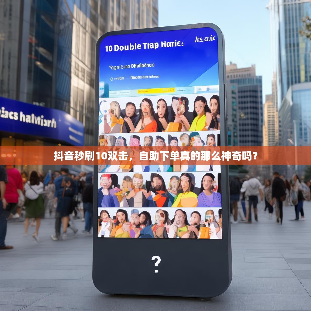 抖音秒刷10双击，自助下单真的那么神奇吗？