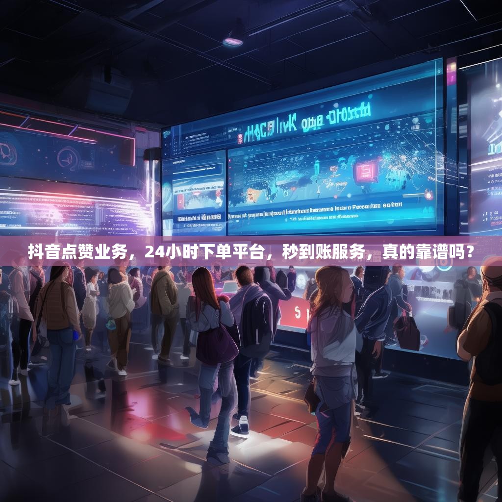 抖音点赞业务，24小时下单平台，秒到账服务，真的靠谱吗？