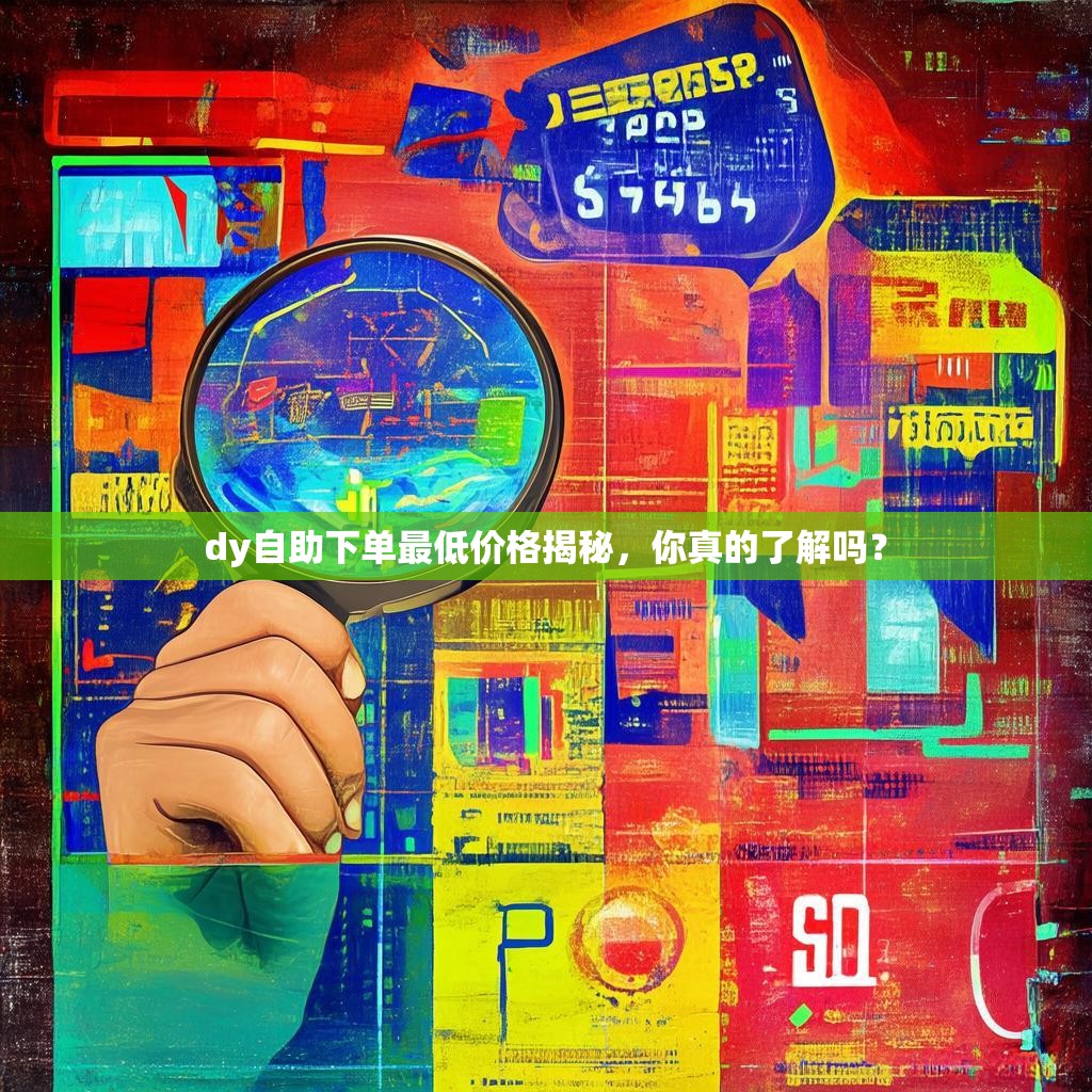 dy自助下单最低价格揭秘，你真的了解吗？