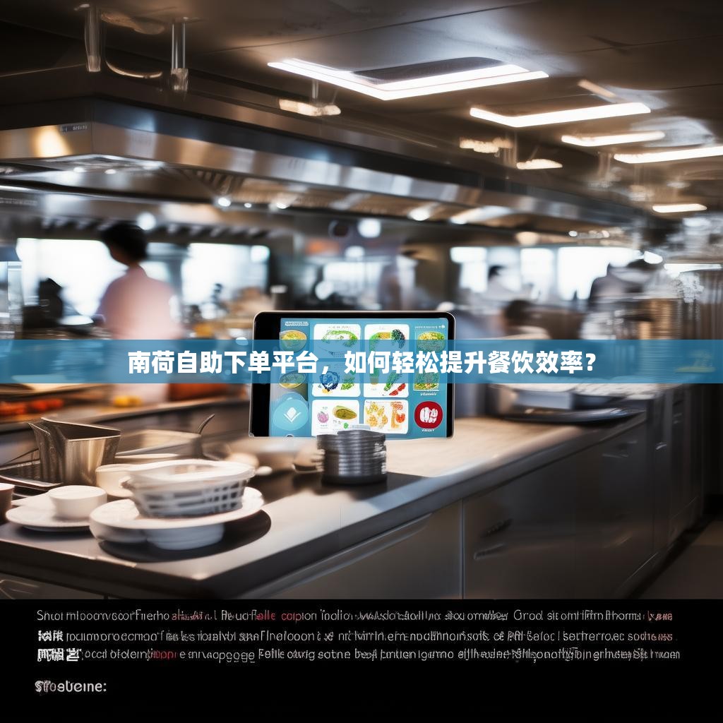南荷自助下单平台，如何轻松提升餐饮效率？