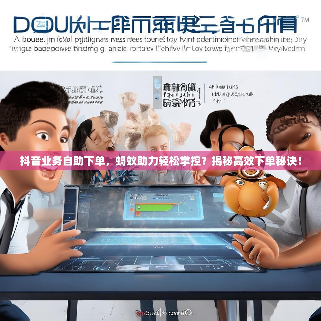 抖音业务自助下单，蚂蚁助力轻松掌控？揭秘高效下单秘诀！