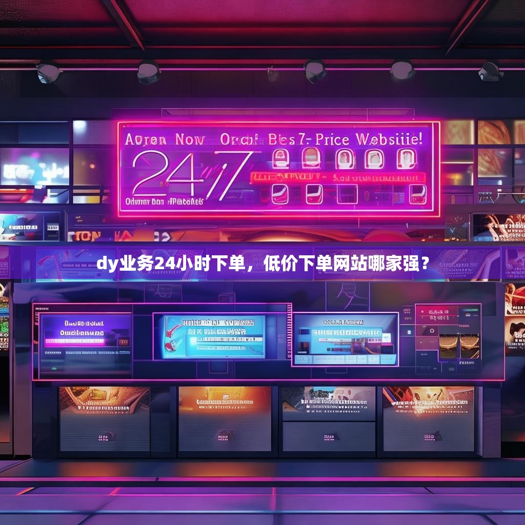 dy业务24小时下单，低价下单网站哪家强？