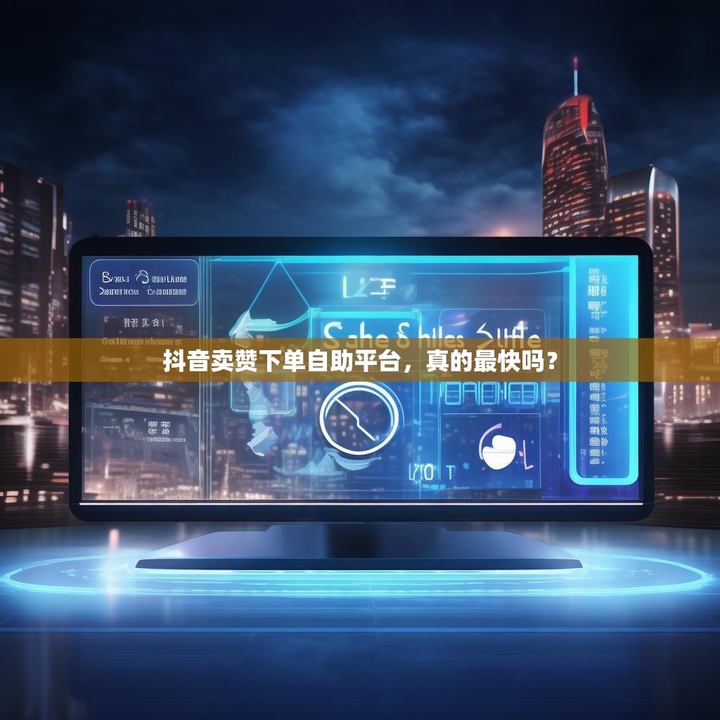 抖音卖赞下单自助平台，真的最快吗？