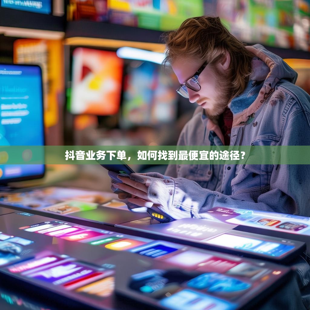 抖音业务下单，如何找到最便宜的途径？