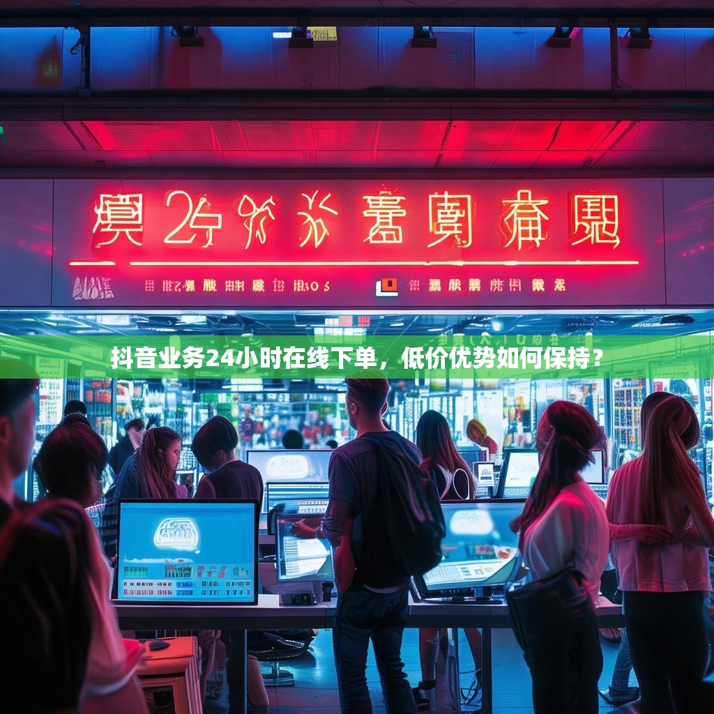 抖音业务24小时在线下单，低价优势如何保持？